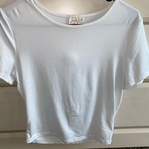 Live in the moment Marshall’s white comfy t-shirt